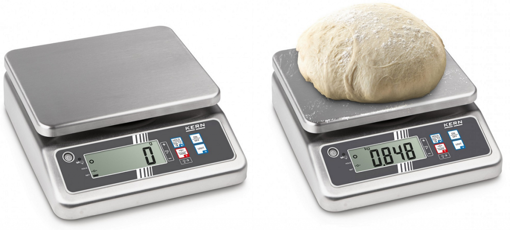 bilancia da tavolo-impieghi alimentari-utilizzo in laboratorio- grado di protezione waterproof-utilizzo in presenza di umidità elevata